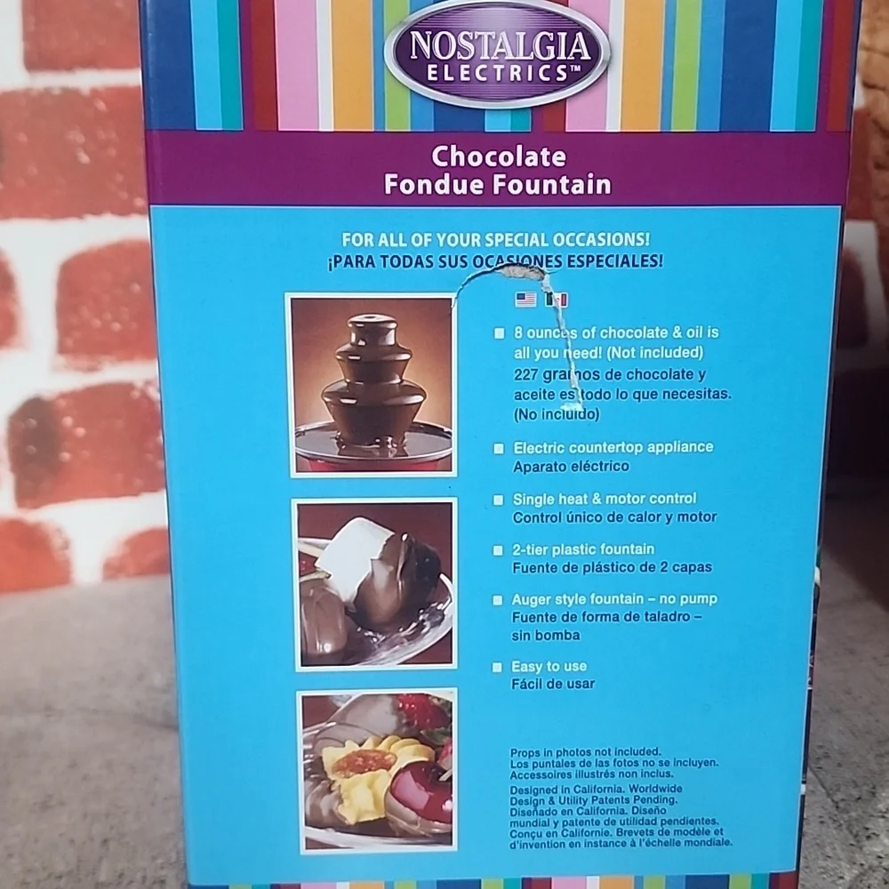 ❤️‍🔥 Red Electric Chocolate Fondue Fountain from Nostalgia Electrics ❤️‍🔥 - Picture 3 of 6
